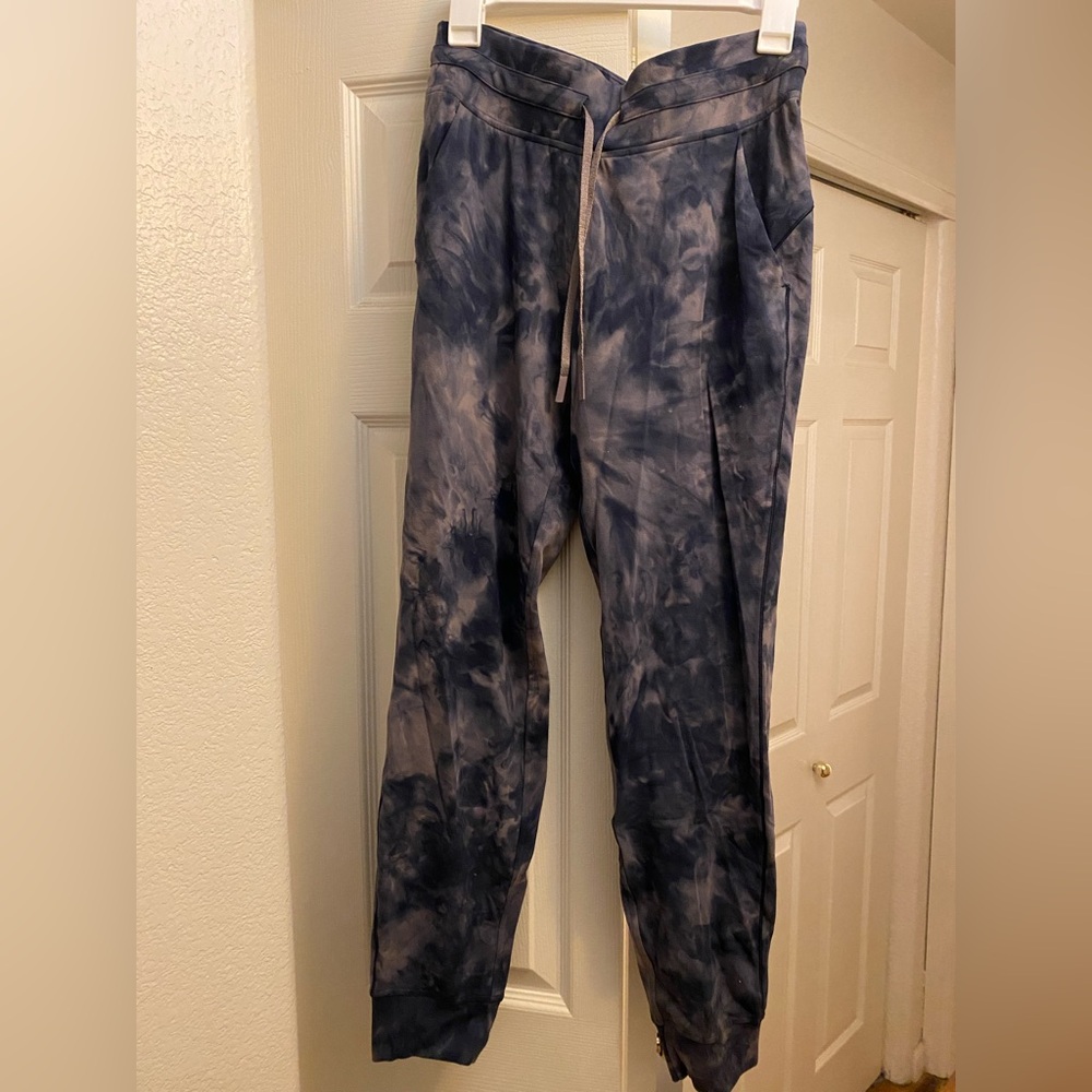 Lululemon ready to high rise joggers diamond dye lunar rock true navy - Picture 2 of 3